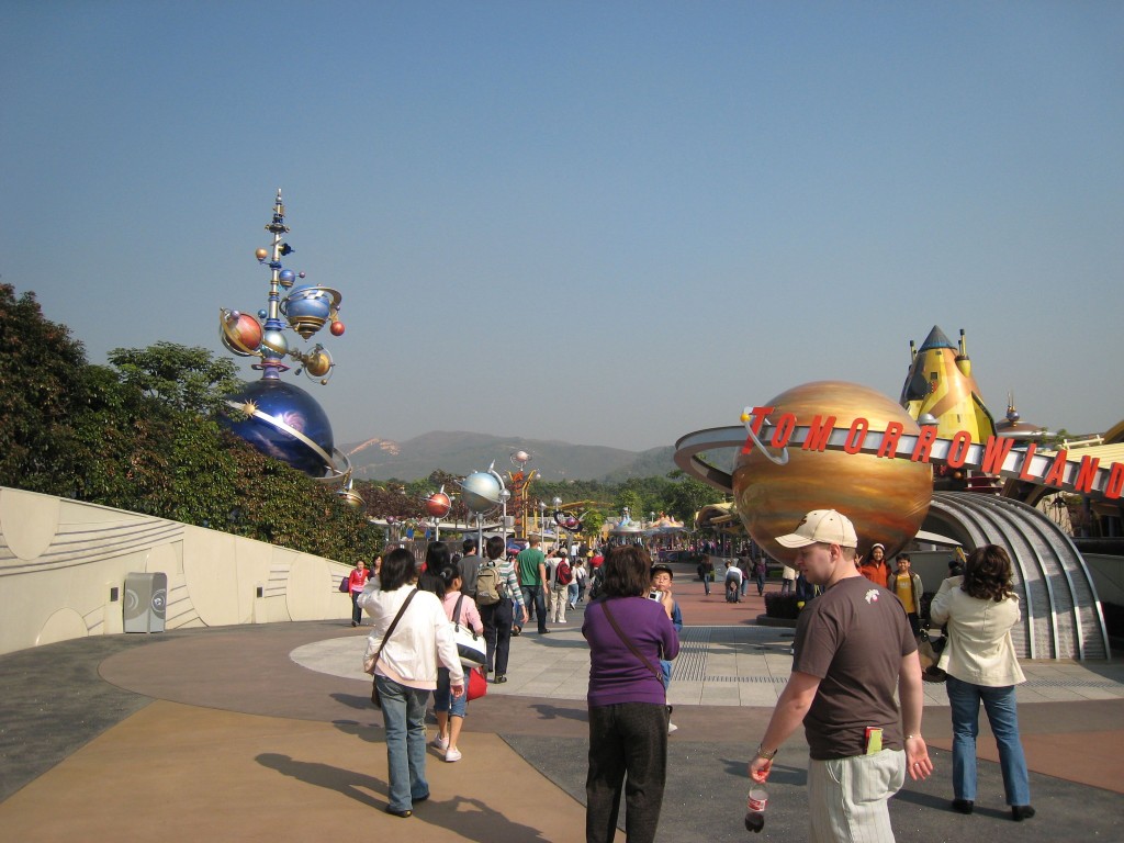 Tomorrow Land at Disneyland Hong Kong