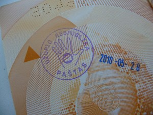 Uzupis Passport Stamp