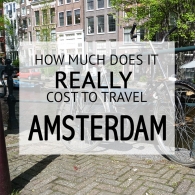 How Much Does It Cost To Travel Amsterdam Budget