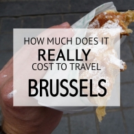 How Much Does It Cost To Travel Brussels Budget