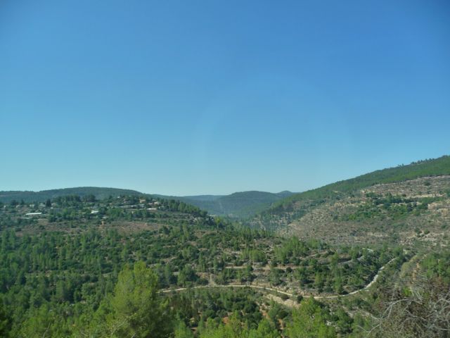 Israel Landscape North of Jerusalem