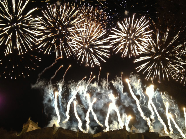 Hogmanay in Edinburgh Fireworks