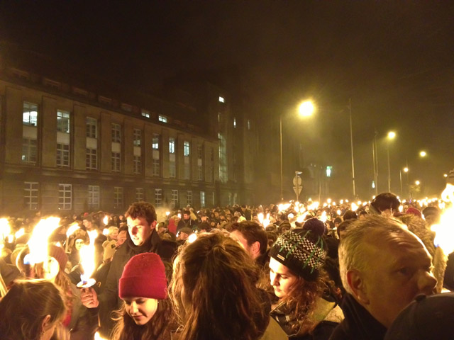 Hogmanay in Edinburgh Torchlight Procession