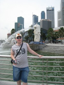 Visiting Merlion Park