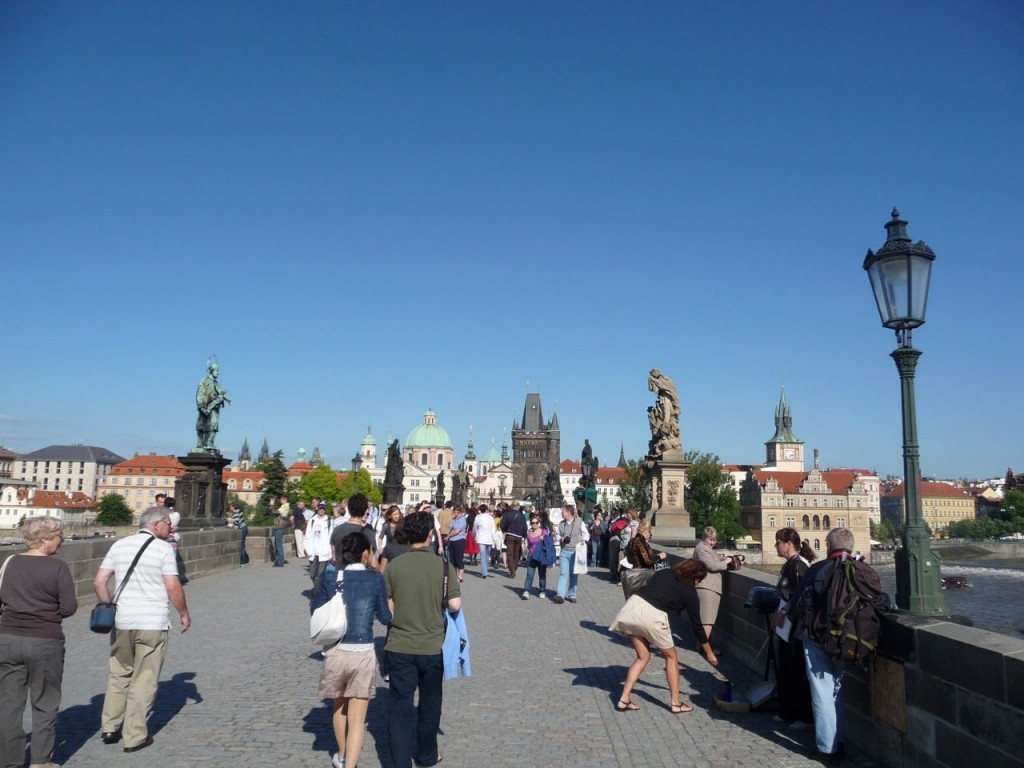 Busy Charles Bridge