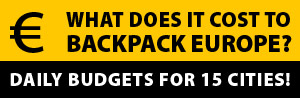 How Much Does It Cost To Backpack Europe