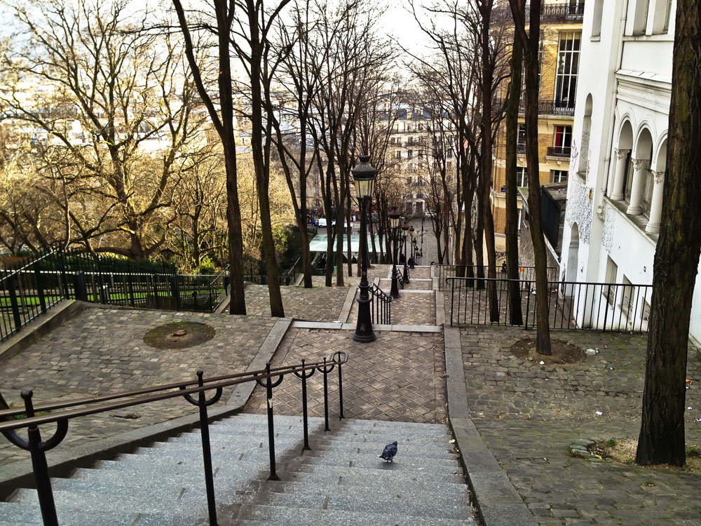 Paris Sacre Coeur Steps